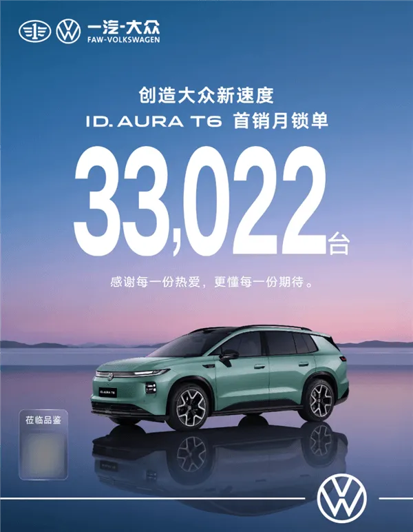 VW ID. AURA T6: 33.022 Bestellungen im ersten Monat